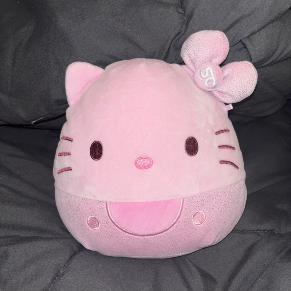 Pink Hello Kitty Claire’s Exclusive 50th Anniversary Squishmallow 8 inch